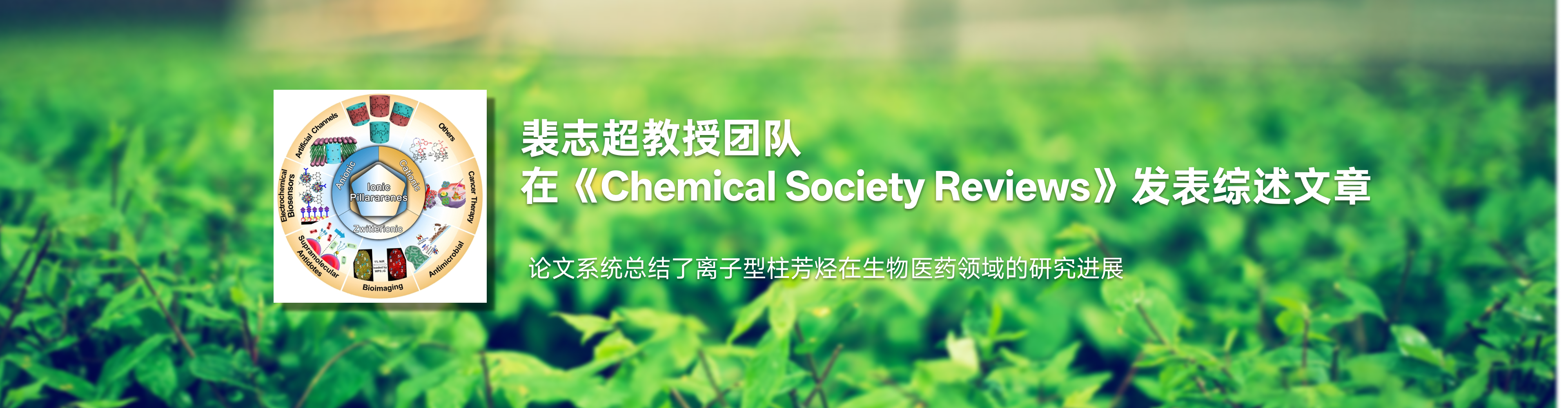 化药学院裴志超教授团队在《Chemical Society Reviews》发表综述文章