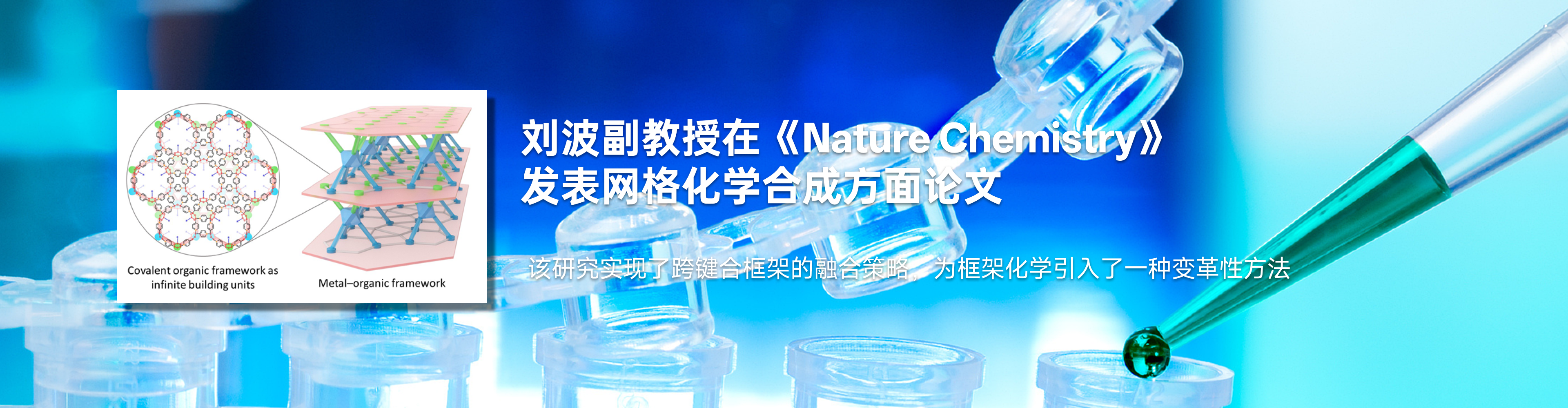 化药学院刘波副教授在《Nature Chemistry》发表网格化学合成方面论文